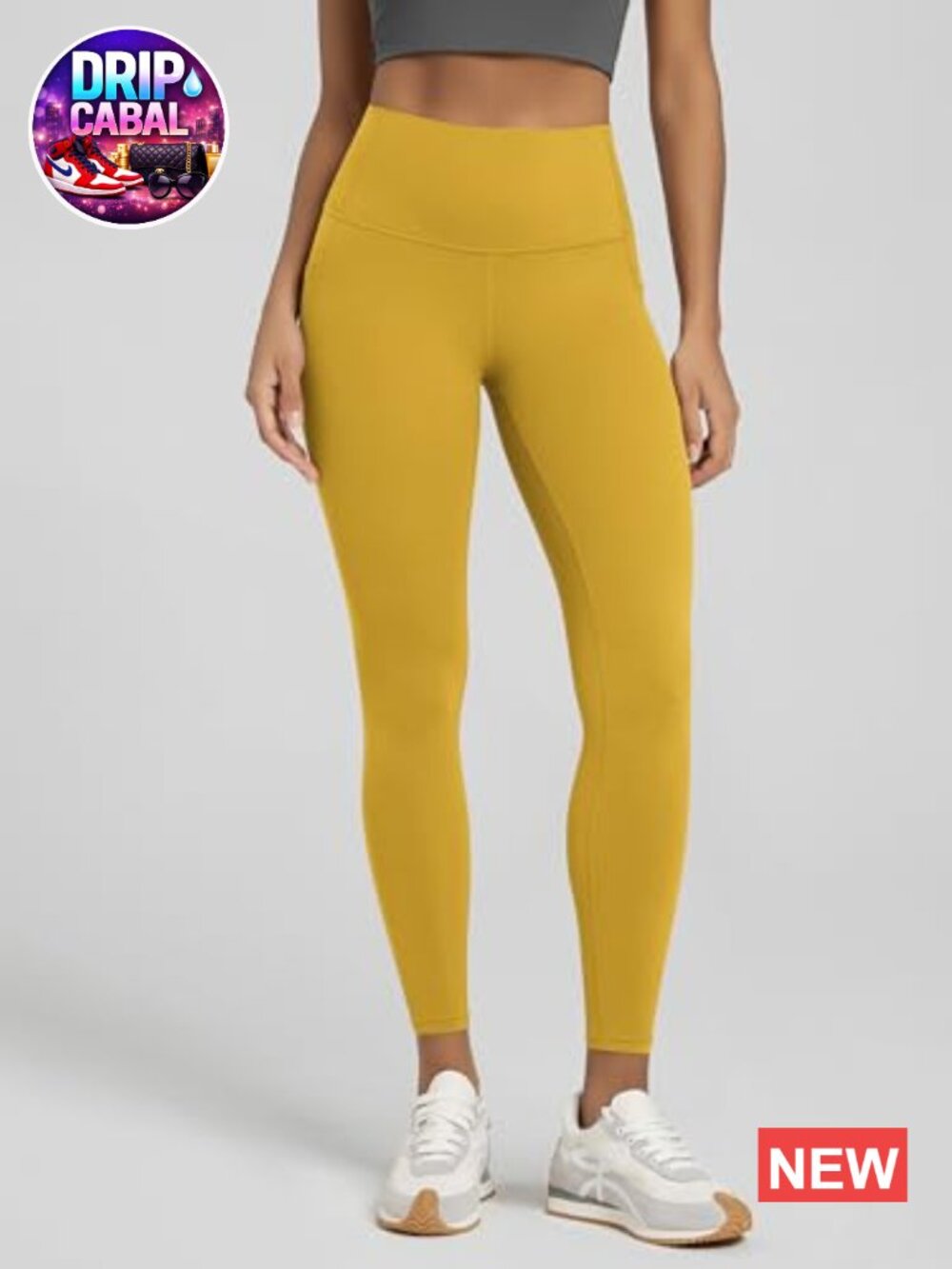 Buttery Soft High Waist Yoga Leggings with Pockets 25" Inseam - Picture 2 of 7